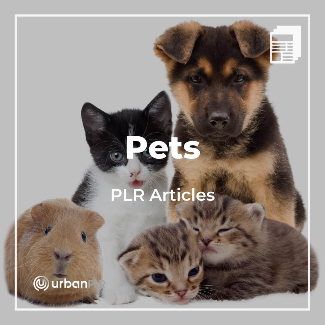 Pets PLR Articles
