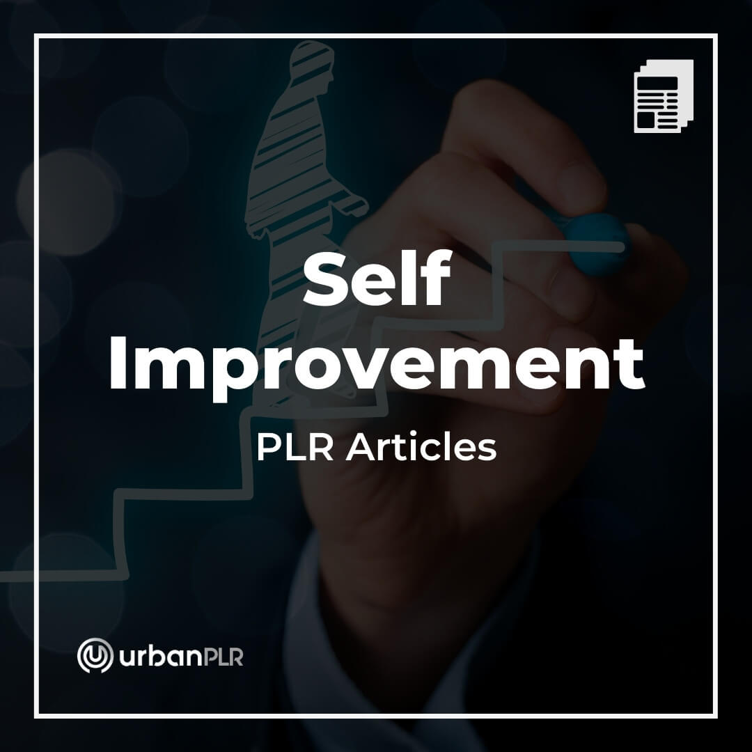 Self Improvement PLR Articles