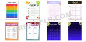 Meal Planners Sample1
