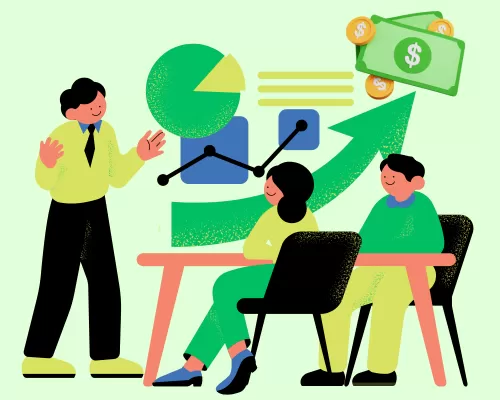 Black Line Art Mountain Camp Logo Template