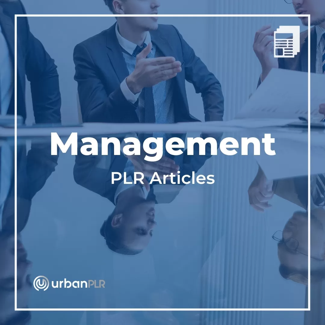 Management PLR Articles