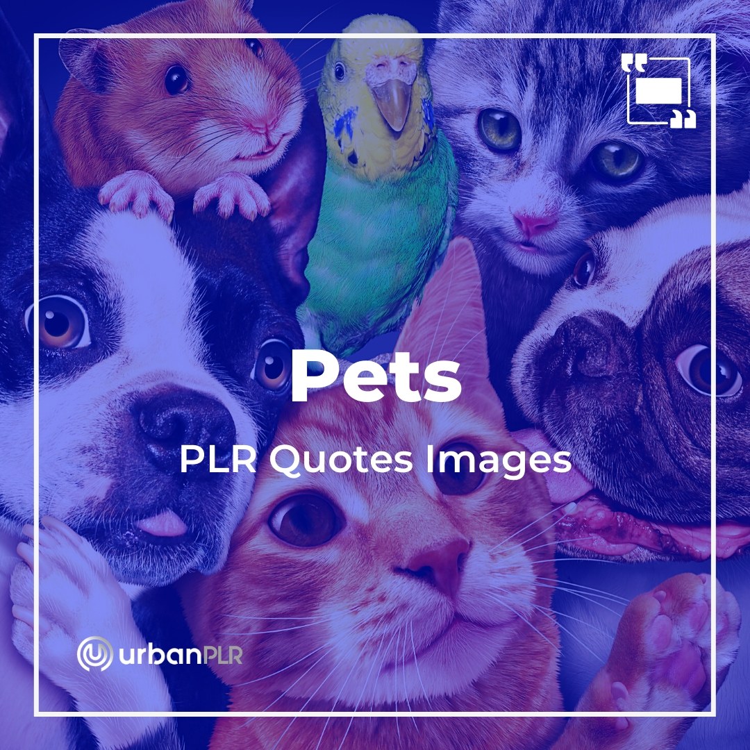 Pets PLR Image Quotes