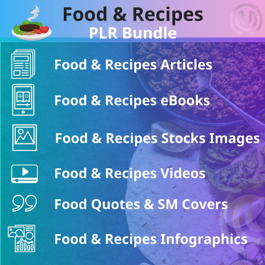 Food Recipes PLR Bundle UrbanPLR