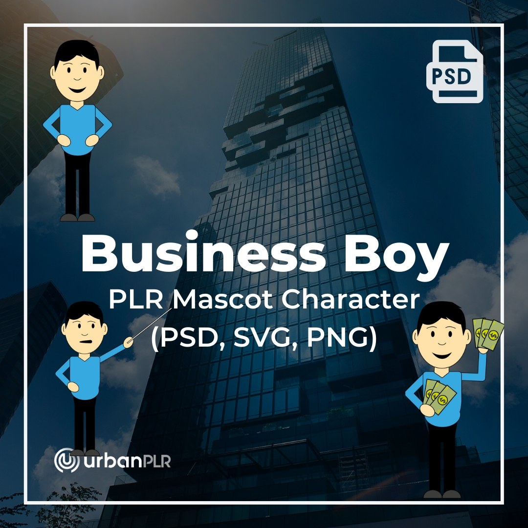 BusinessBoy PLR Mascot Character