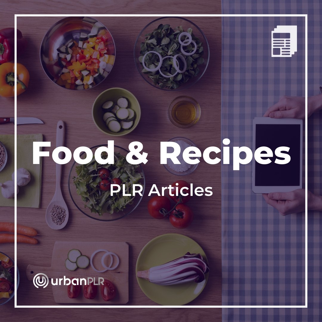 Food & Recipes PLR Images
