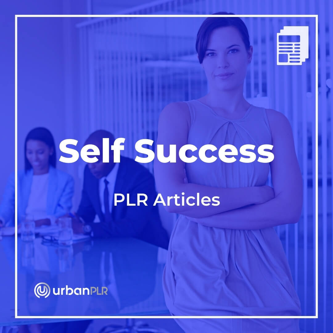 Self Success PLR Articles