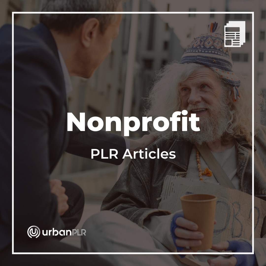 Nonprofit PLR Articles