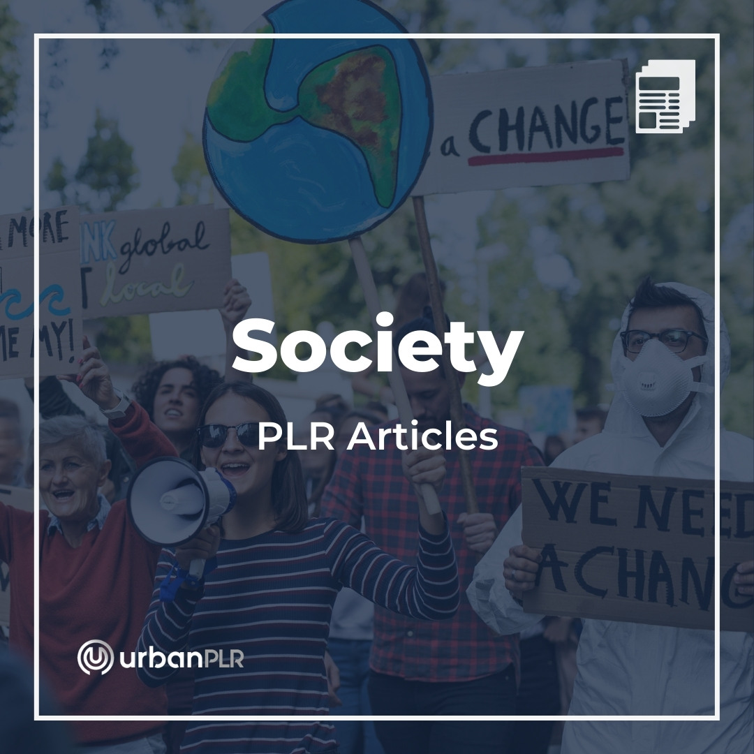 Society PLR Articles