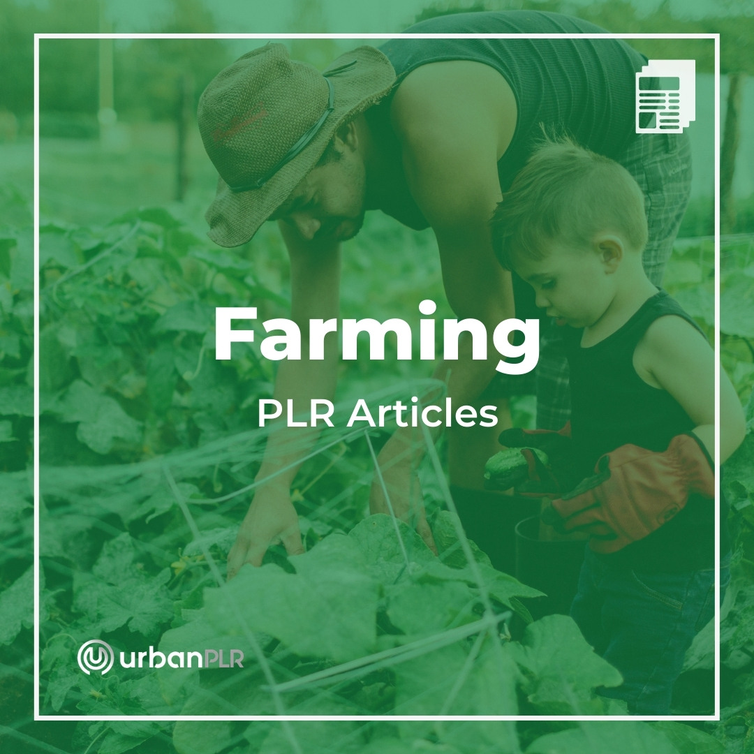 Farming PLR Articles
